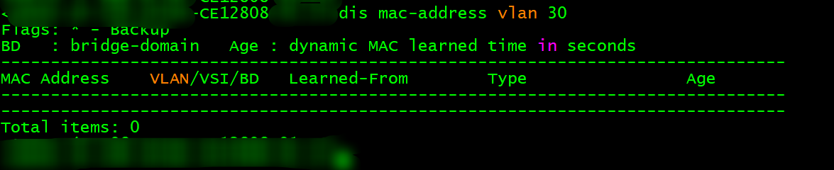 查看MAC发现异常